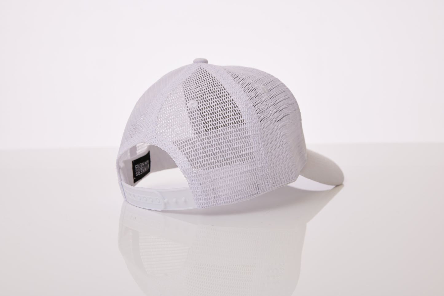 White Winners&Sinners X Logo Mesh Trucker Hat