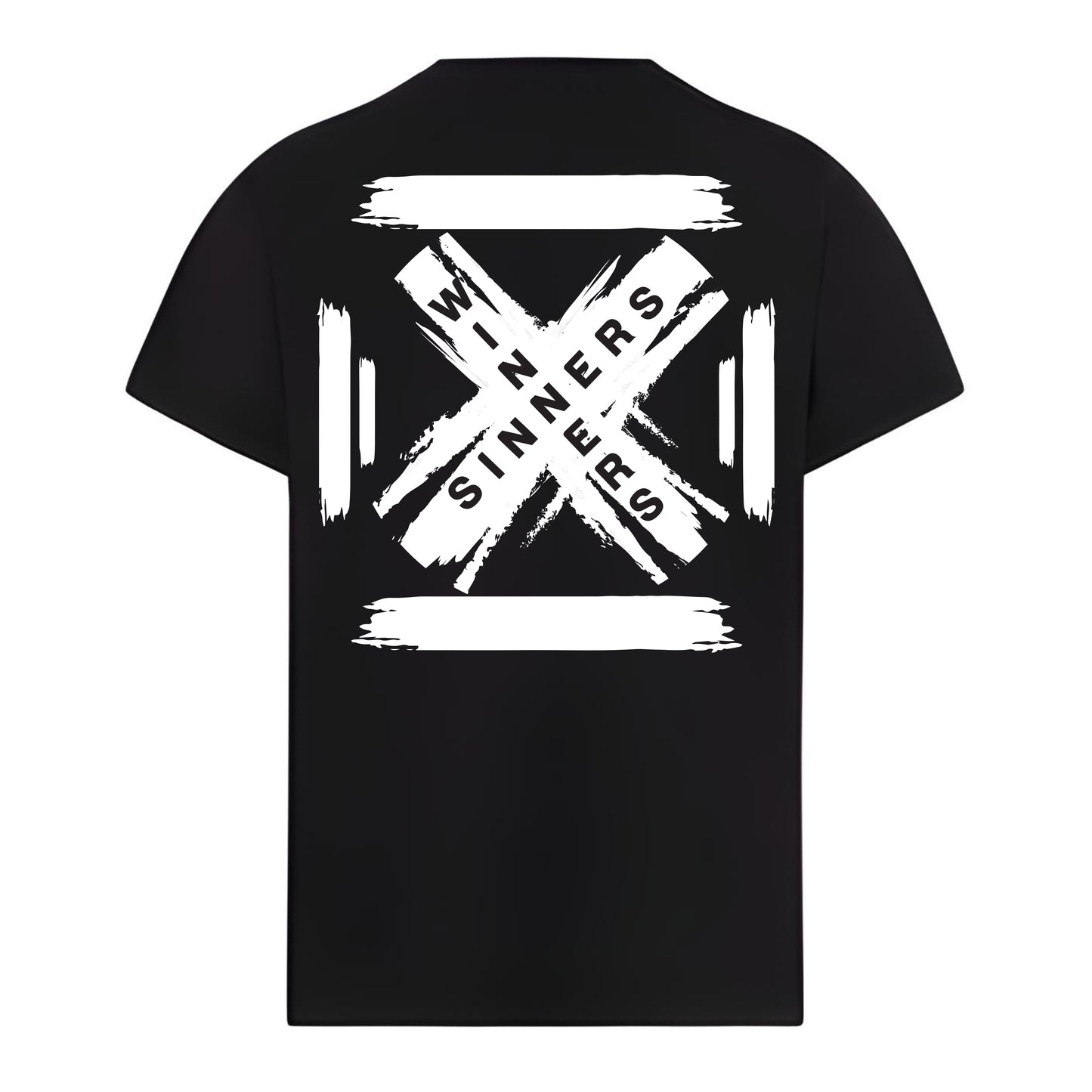 Black white X Winners&Sinners X Logo T-Shirt